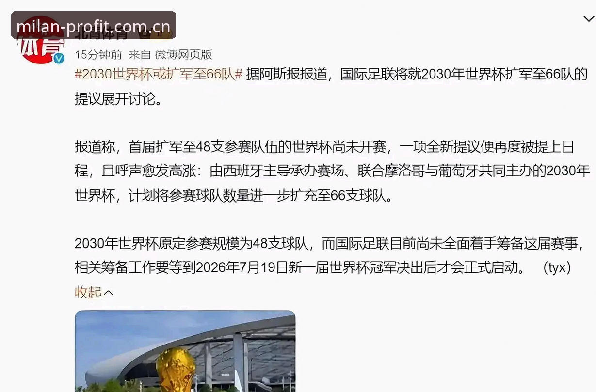 米兰安装团队安卓版 2030世界杯扩军66队深度评测:中国男足能否搭上这趟“米兰安装”级别的快车?